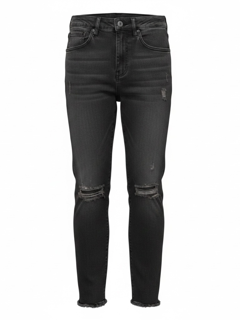JBD Just Black Denim Distressed Frayed Hem Women’s Denim Jeans Size 25